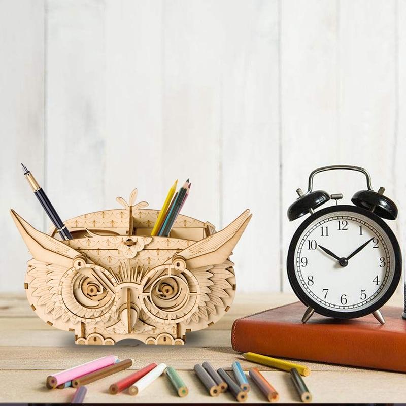 Robotime DIY 3D Wooden Owl Puzzle Game Gift - Lusy Store