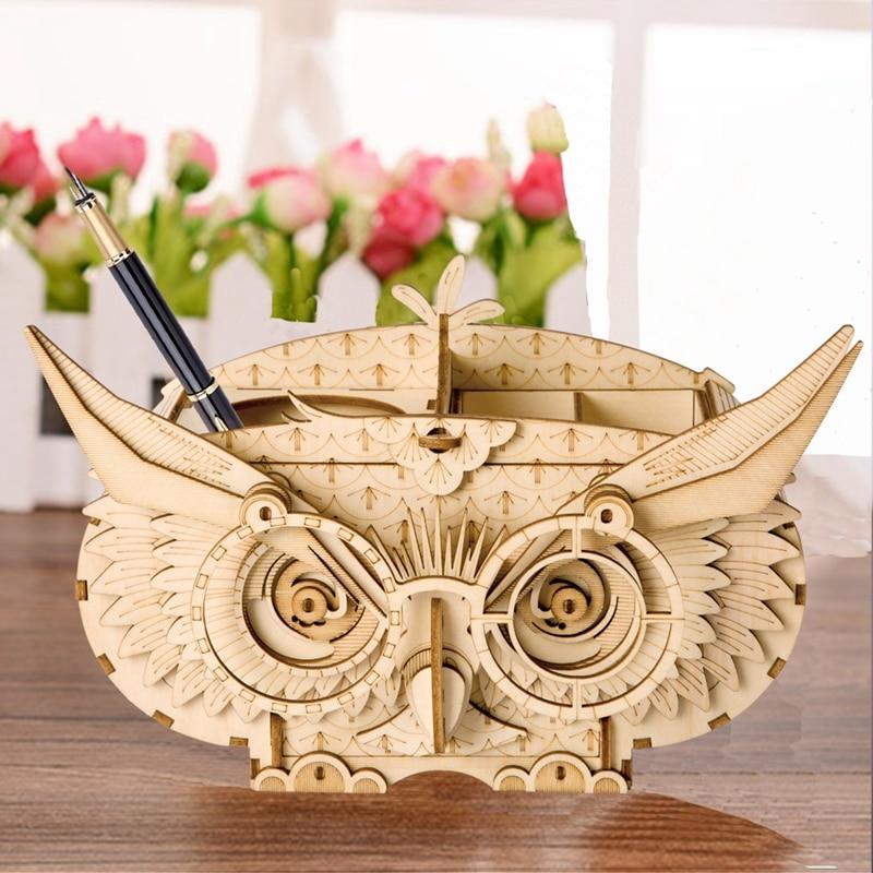 Robotime DIY 3D Wooden Owl Puzzle Game Gift - Lusy Store