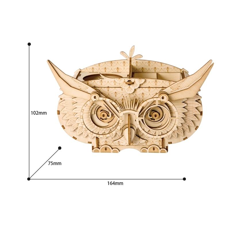 Robotime DIY 3D Wooden Owl Puzzle Game Gift - Lusy Store
