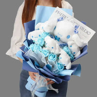 Sanrio bouquet cartoon cinnamoroll melody kuromi with graduation hats