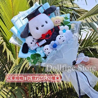 Sanrio bouquet cartoon cinnamoroll melody kuromi with graduation hats A 60x22cm