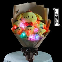 Sanrio bouquet cartoon cinnamoroll melody kuromi with graduation hats Pompom Purin 5