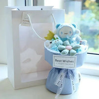 Sanrio bouquet cartoon cinnamoroll melody kuromi with graduation hats Cinnamoroll 2
