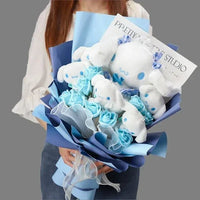 Sanrio bouquet cartoon cinnamoroll melody kuromi with graduation hats Cinnamoroll 7