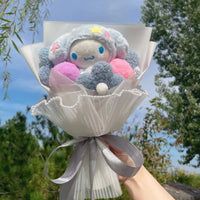 Sanrio Bouquet Cat Plush Doll Toy Gift Box Christmas Graduation Gifts - Lusy Store LLC