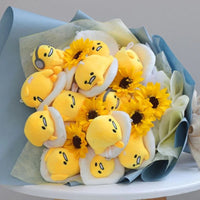 Sanrio bouquet gudetama kawaii egg plush bouquet creative cute gifts - Lusy Store LLC