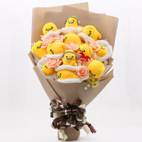 Sanrio bouquet gudetama kawaii egg plush bouquet creative cute gifts - Lusy Store LLC