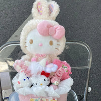 Sanrio bouquet hello kitty plush bouquet cute gift A12-1PCS