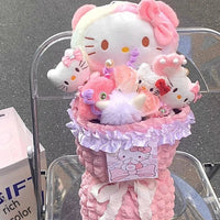 Sanrio bouquet hello kitty plush bouquet cute gift - Lusy Store LLC