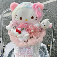 Sanrio bouquet hello kitty plush bouquet cute gift - Lusy Store LLC