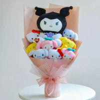 Sanrio bouquet kawali hello kitty kuromi melody cinnamoroll plush bouquet