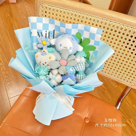 Sanrio Cinnamoroll Bouquet Kuromi Kawaii Valentines Day Gift Cartoon Birthday Girl Bouquet Gifts - Lusy Store LLC