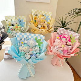 Sanrio Cinnamoroll Bouquet Kuromi Kawaii Valentines Day Gift Cartoon Birthday Girl Bouquet Gifts - Lusy Store LLC