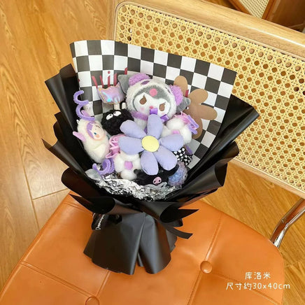 Sanrio Cinnamoroll Bouquet Kuromi Kawaii Valentines Day Gift Cartoon Birthday Girl Bouquet Gifts - Lusy Store LLC