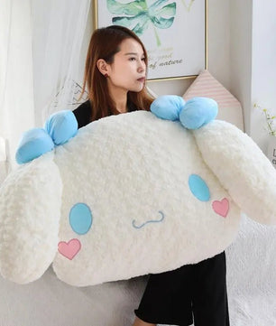 Sanrio Large Pillow Cartoon Cute Cinnamoroll Bed Cushion Doll Children And Girls Holiday Gift - Lusy Store LLC