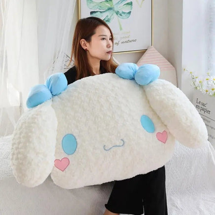 Sanrio Large Pillow Cartoon Cute Cinnamoroll Bed Cushion Doll Children And Girls Holiday Gift - Lusy Store LLC