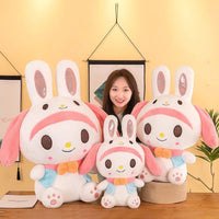 Sanrio My Melody Plush Oversized Transform Into A Rabbit Throw Pillow Kawaii Birthday Gifts - Lusy Store LLC