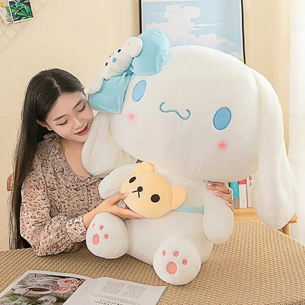 Sanrio Plush Anime Kawaii Kulomi Cinnamoroll My Melody Sleeping Companion Christmas Gift - Lusy Store LLC