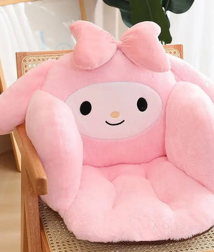Sanrio Plush Bench Cushion Kuromi Cinnamoroll My Melody Pompompurin Pochacco Kawaii Anime Cute Plushie Thick Cushion - Lusy Store LLC