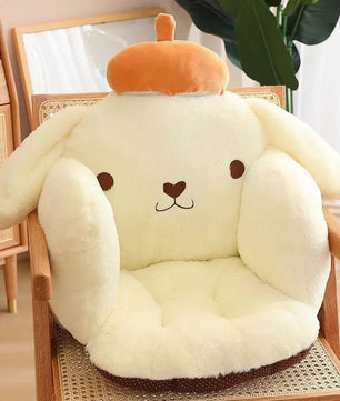 Sanrio Plush Bench Cushion Kuromi Cinnamoroll My Melody Pompompurin Pochacco Kawaii Anime Cute Plushie Thick Cushion - Lusy Store LLC