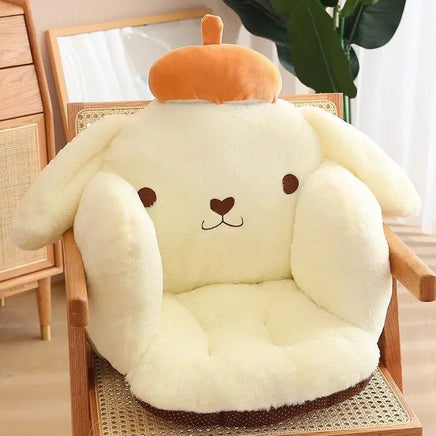 Sanrio Plush Bench Cushion Kuromi Cinnamoroll My Melody Pompompurin Pochacco Kawaii Anime Cute Plushie Thick Cushion - Lusy Store LLC