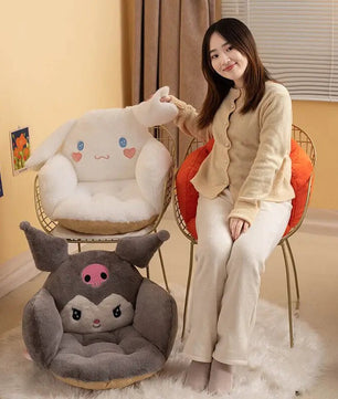 Sanrio Plush Bench Cushion Kuromi Cinnamoroll My Melody Pompompurin Pochacco Kawaii Anime Cute Plushie Thick Cushion - Lusy Store LLC
