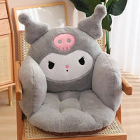 Sanrio Plush Bench Cushion Kuromi Cinnamoroll My Melody Pompompurin Pochacco Kawaii Anime Cute Plushie Thick Cushion - Lusy Store LLC