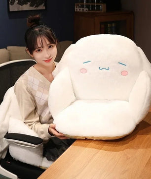 Sanrio Plush Bench Cushion Kuromi Cinnamoroll My Melody Pompompurin Pochacco Kawaii Anime Cute Plushie Thick Cushion - Lusy Store LLC