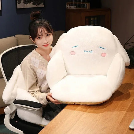 Sanrio Plush Bench Cushion Kuromi Cinnamoroll My Melody Pompompurin Pochacco Kawaii Anime Cute Plushie Thick Cushion - Lusy Store LLC