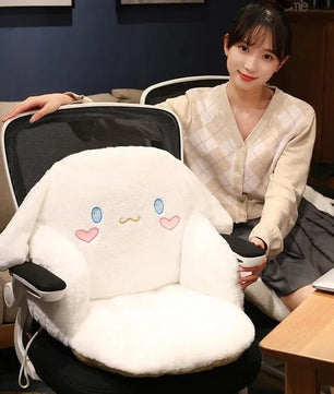 Sanrio Plush Bench Cushion Kuromi Cinnamoroll My Melody Pompompurin Pochacco Kawaii Anime Cute Plushie Thick Cushion - Lusy Store LLC
