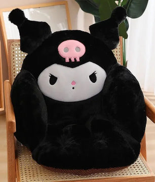 Sanrio Plush Bench Cushion Kuromi Cinnamoroll My Melody Pompompurin Pochacco Kawaii Anime Cute Plushie Thick Cushion - Lusy Store LLC