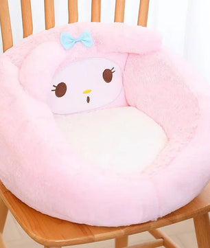 Sanrio Plush Bench Cushion Kuromi Cinnamoroll My Melody Pompompurin Pochacco Kawaii Anime Cute Plushie Thick Cushion - Lusy Store LLC