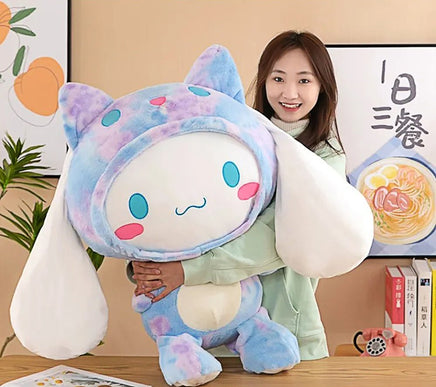 Sanrio Plush Big Size Kawaii Cinnamoroll Pillow Stuffed Animal Comfort Soft Dolls Kids Birthday Gift