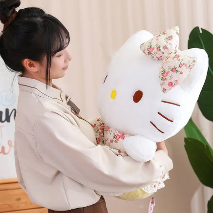 Sanrio Plush Big Size Lovely Flower Hello Kitty Peluche Plush Kawaii Toy Kid Gift - Lusy Store LLC