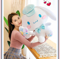 Sanrio Plush Cinnamoroll Balloon Plush Toy Pillow Stuffed Animal Comfort Soft Gift - Lusy Store LLC