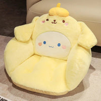 Sanrio Plush Cushion Cartoon Anime Cinnamoroll My Melody Kawaii Cute Warm Chair Waist Support Mat Girls Gift - Lusy Store LLC