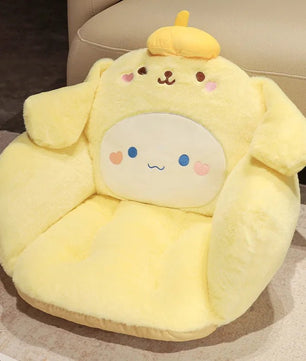 Sanrio Plush Cushion Cartoon Anime Cinnamoroll My Melody Kawaii Cute Warm Chair Waist Support Mat Girls Gift - Lusy Store LLC