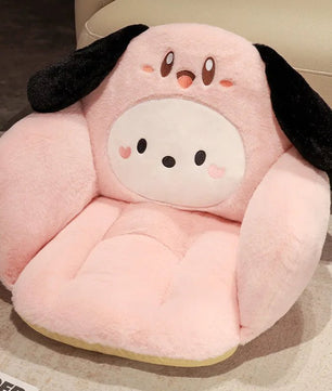Sanrio Plush Cushion Cartoon Anime Cinnamoroll My Melody Kawaii Cute Warm Chair Waist Support Mat Girls Gift - Lusy Store LLC