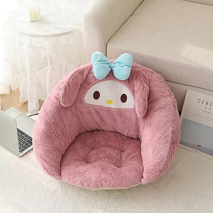 Sanrio Plush Cushion For Chair Soft Warm Seat Lovely Sitting Home Decor - Lusy Store LLC