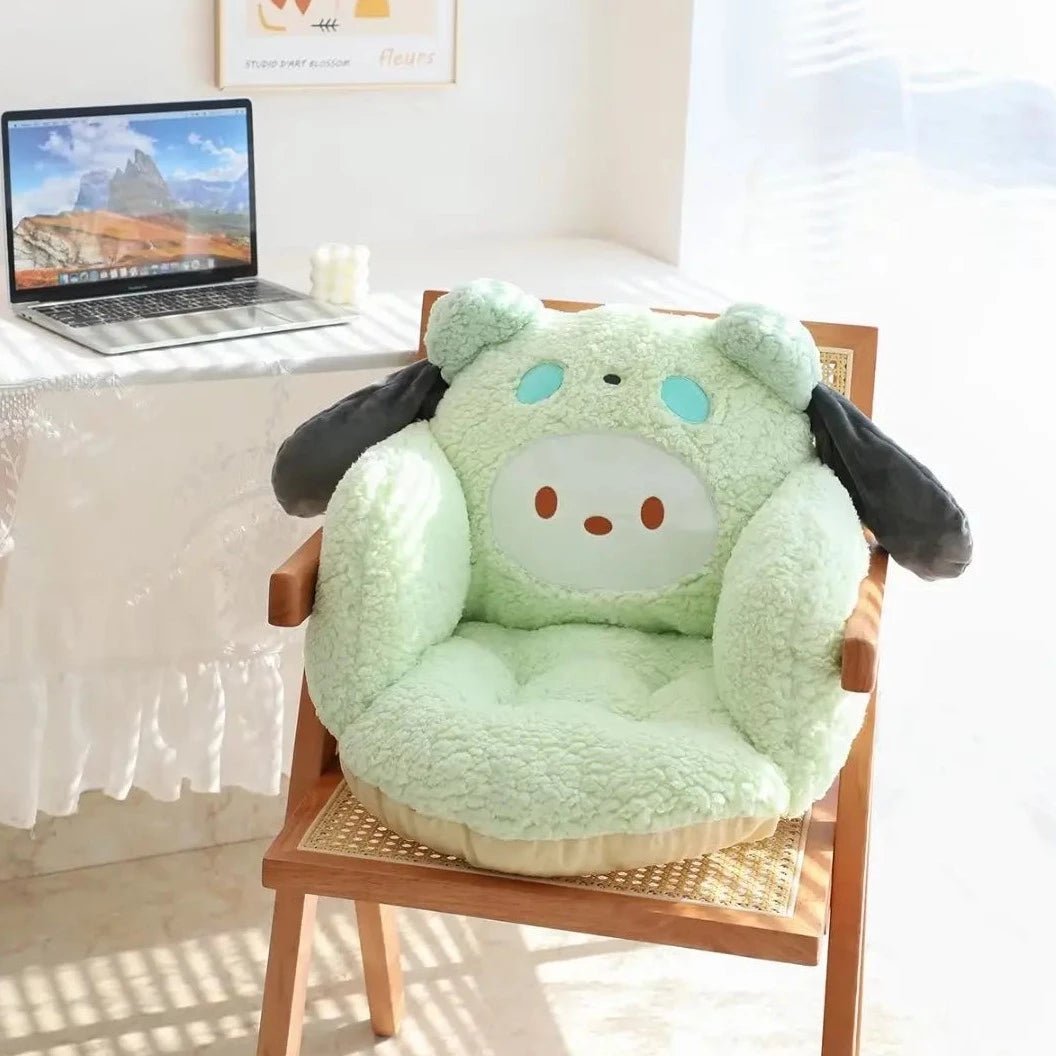  RUNLAIKEJI Plush Office Chair Cushion,One-Piece Office