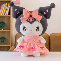 Sanrio Plush Doll Kawaii Princess Dress Kulomi Plush Toy Cute My Melody Sleeping Pillows Birthday Gifts - Lusy Store LLC