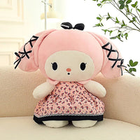 Sanrio Plush Dolls My Melody Kulomi Stuffed Toy Doll Gifts Kawaii Room Decor - Lusy Store LLC