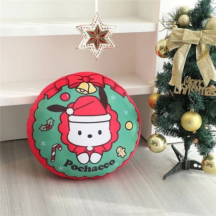 Sanrio Plush Hello Kitty Cinnamoroll My Melody Christmas Pillow Living Room Sofa Cushion Decor - Lusy Store LLC