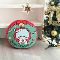 Sanrio Plush Hello Kitty Cinnamoroll My Melody Christmas Pillow Living Room Sofa Cushion Decor - Lusy Store LLC