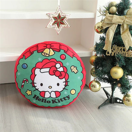 Sanrio Plush Hello Kitty Cinnamoroll My Melody Christmas Pillow Living Room Sofa Cushion Decor - Lusy Store LLC