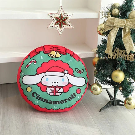 Sanrio Plush Hello Kitty Cinnamoroll My Melody Christmas Pillow Living Room Sofa Cushion Decor - Lusy Store LLC