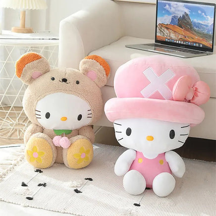 Sanrio Plush Hello Kitty Kuromi Plush Toy Pillow Soft Stuffed Plushies