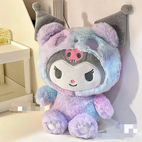 Sanrio Plush Hello Kitty Tie Dye Kuromi Melody Cinnamon Holiday Birthday Gift - Lusy Store LLC