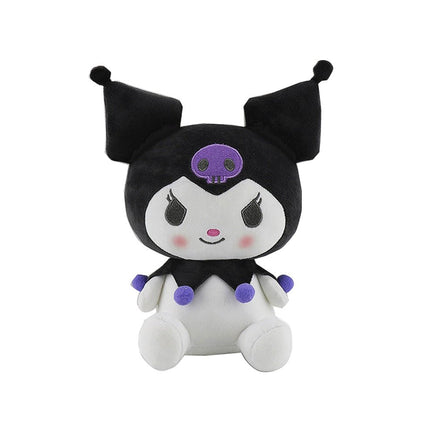 Sanrio Plush Kuromi Stuffed Doll Melody Cinnamoroll Plush Toy Decoration Christmas Gift For Girl HK55 Purple 3 9.8 inches
