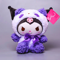 Sanrio Plush Kuromi Stuffed Doll Melody Cinnamoroll Plush Toy Decoration Christmas Gift For Girl HK55 Purple 1 9.8 inches